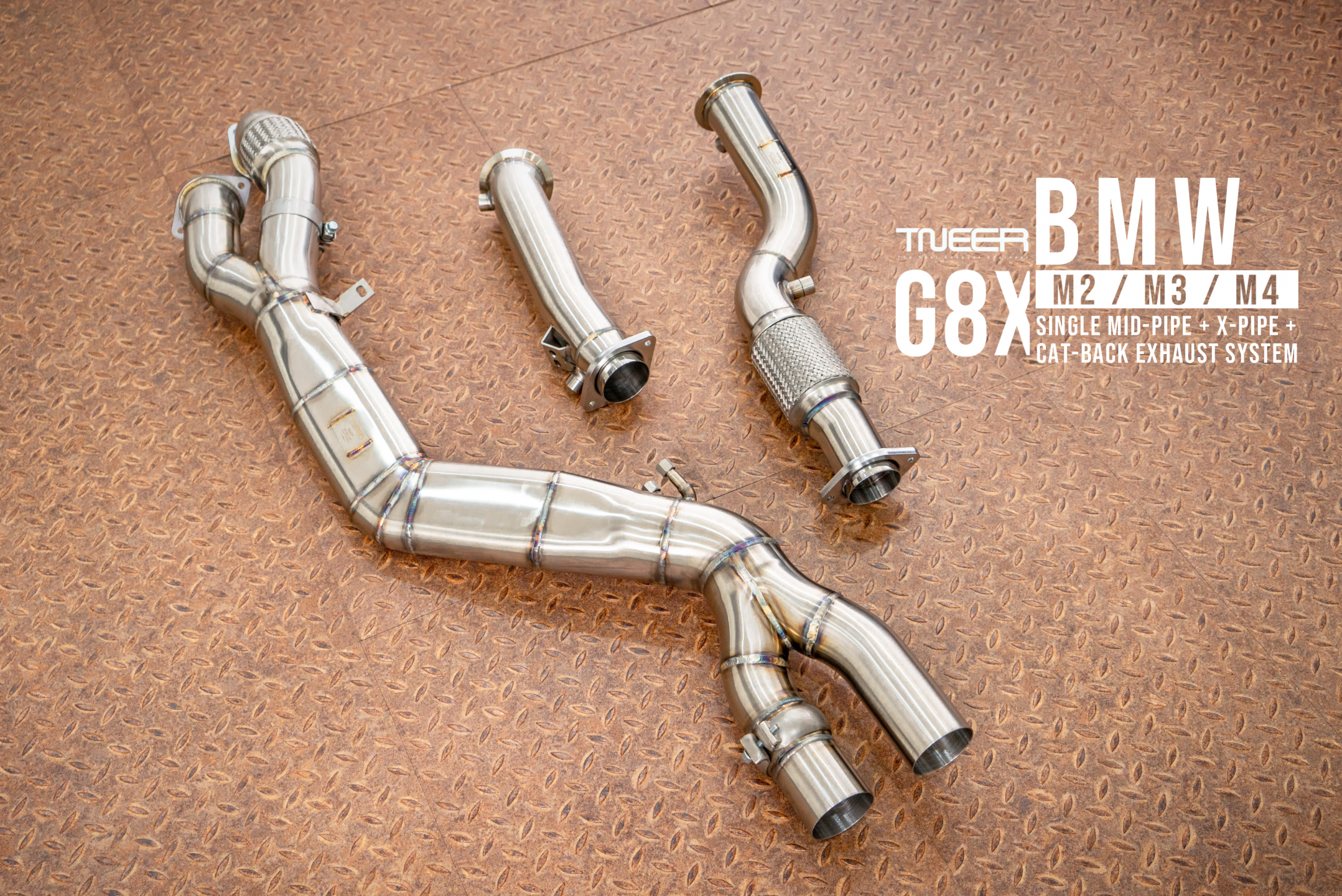 G87 M2 Single Mid-Pipe + X-pipe